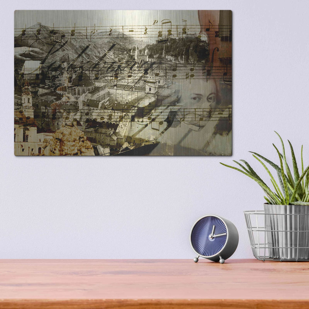 'Classical Music' by GraphINC – Metal Wall Art, 16x12 room view