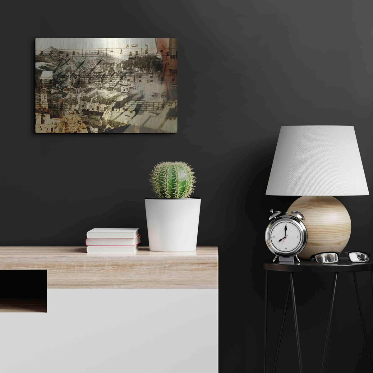 'Classical Music' by GraphINC – Metal Wall Art, 24x16 room view