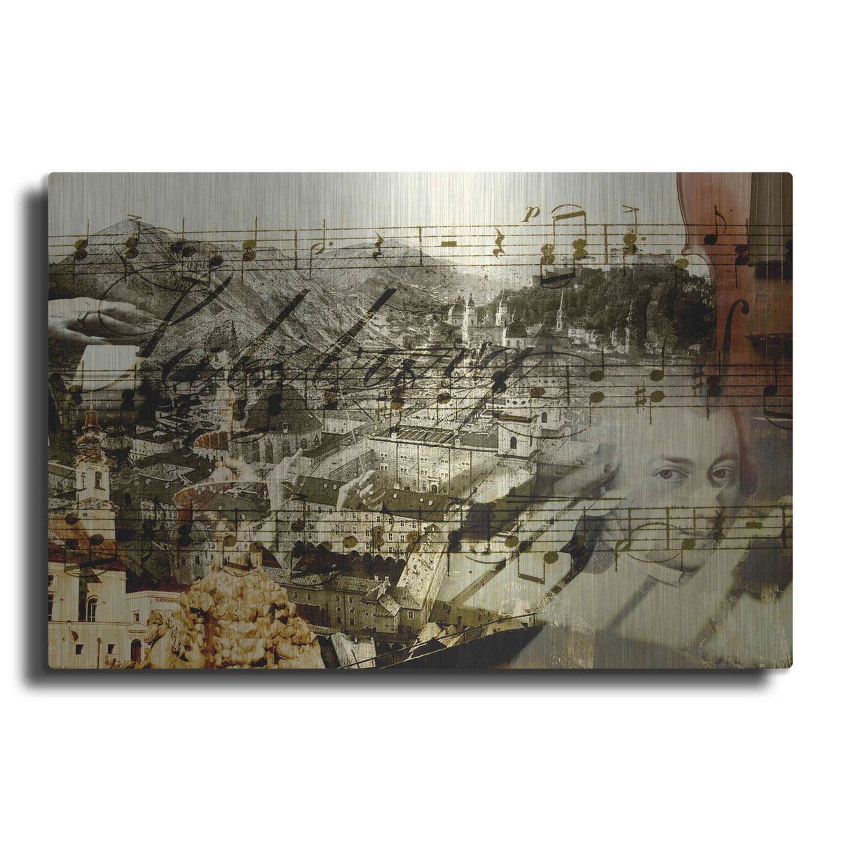 'Classical Music' by GraphINC – Metal Wall Art