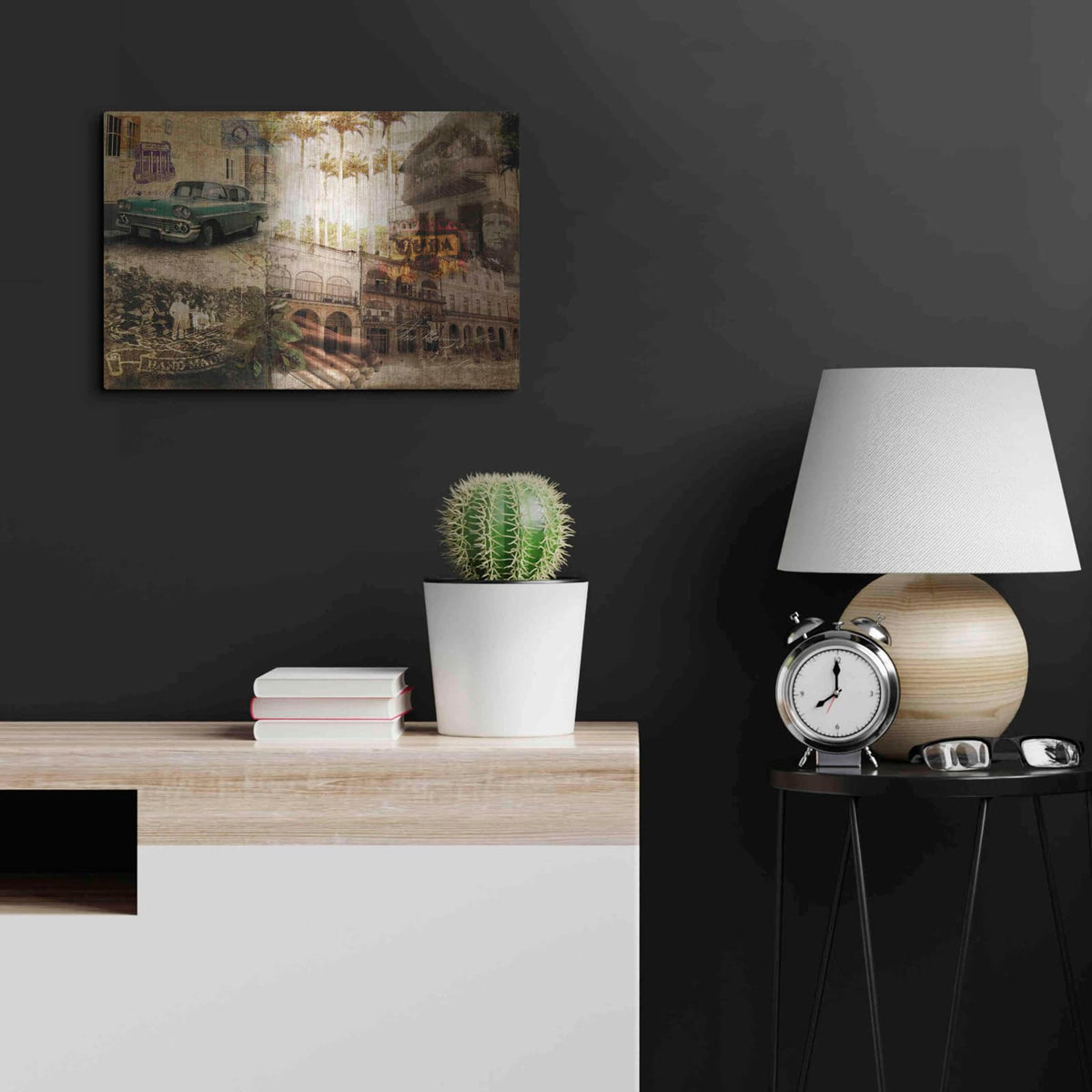 'Cuba' by GraphINC – Metal Wall Art, 24x16 room view