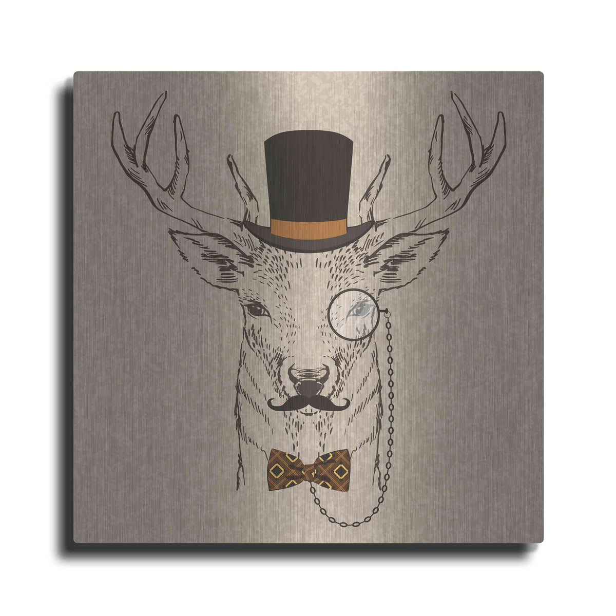 'Deer-man 2' by GraphINC – Metal Wall Art