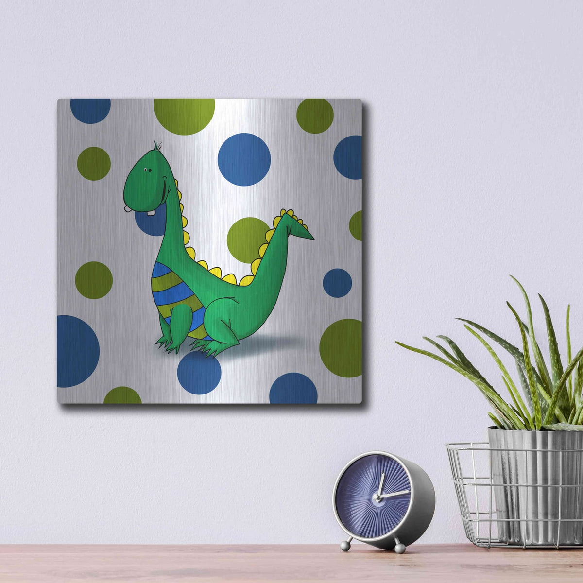 'Dragon' by GraphINC – Metal Wall Art, 12x12 room view