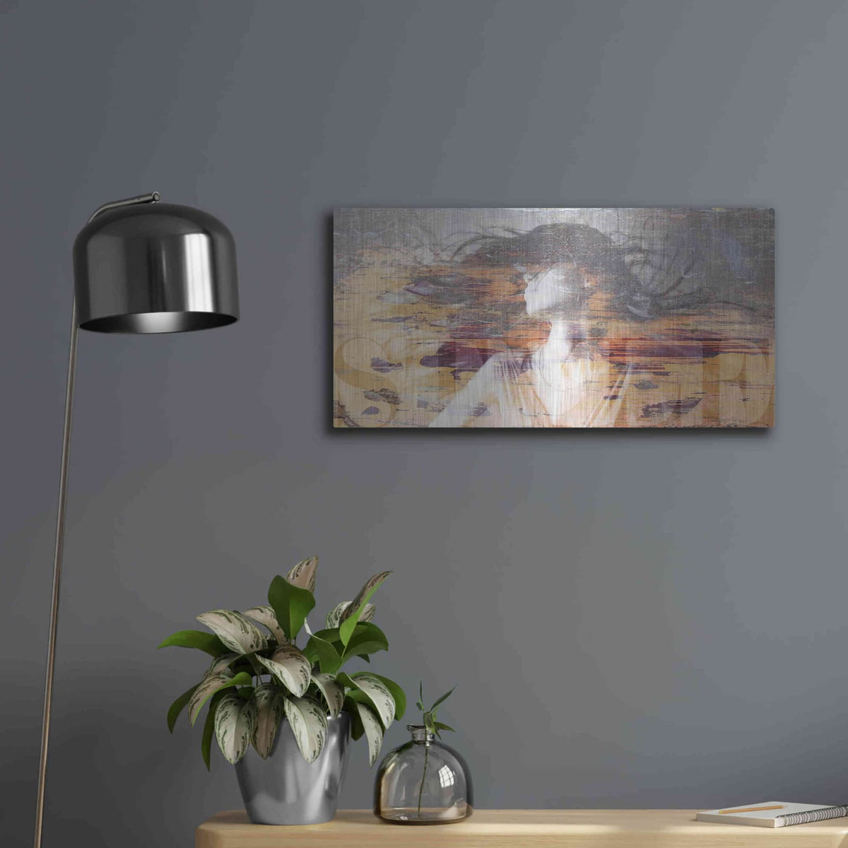'Girl Style' by GraphINC – Metal Wall Art, 24x12 room view
