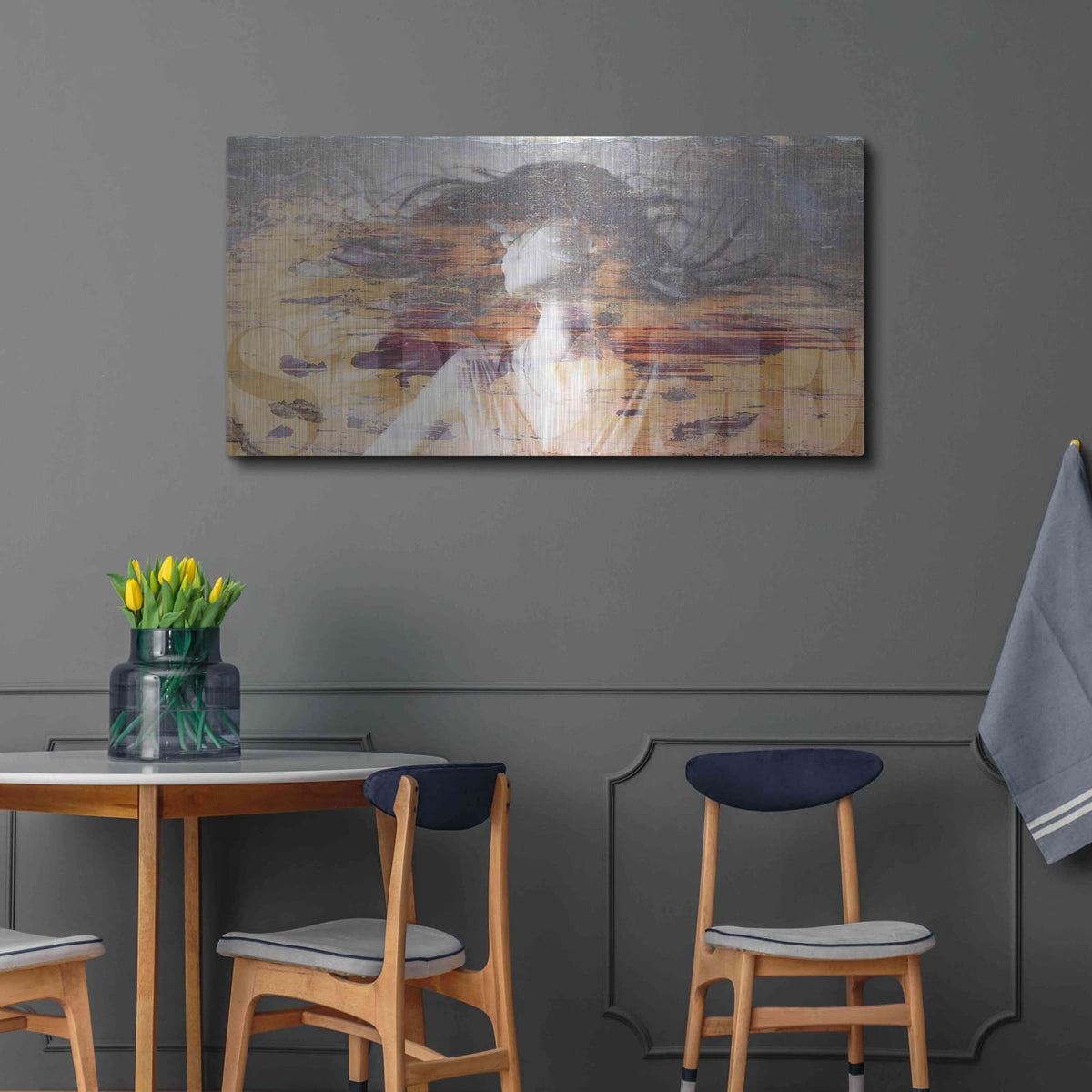 'Girl Style' by GraphINC – Metal Wall Art, 48x24 room view