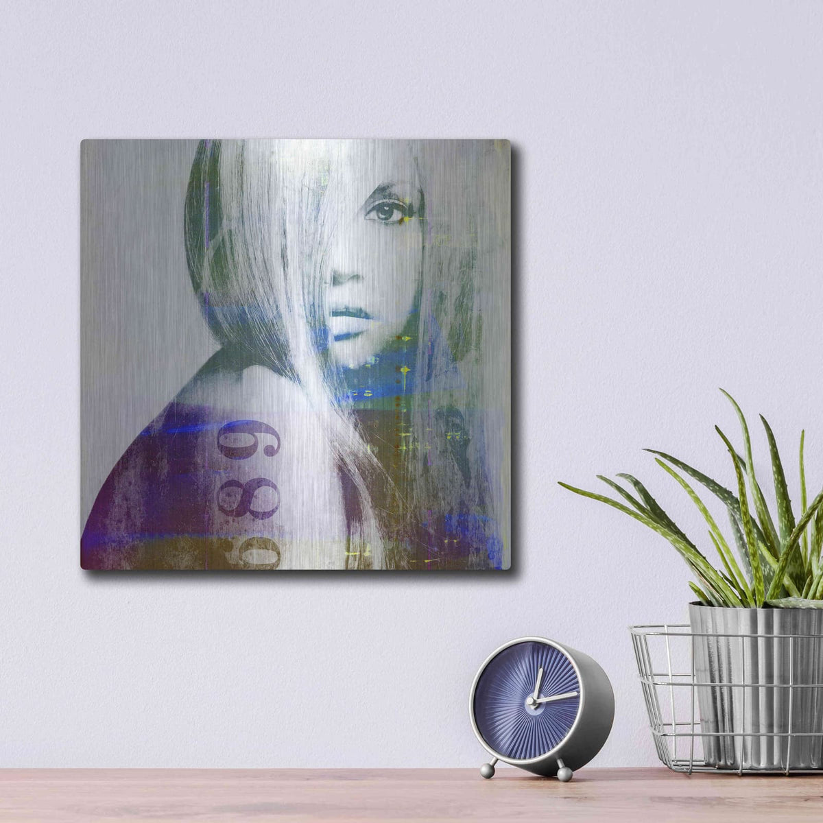'It’s You' by GraphINC – Metal Wall Art, 12x12 room view
