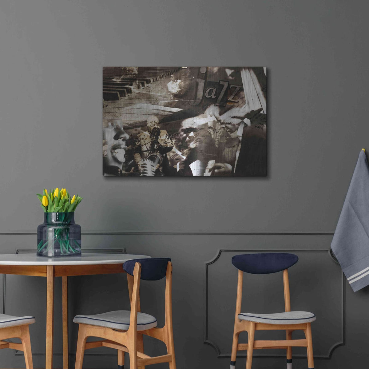 'Jazz' by GraphINC – Metal Wall Art, 36x24 room view