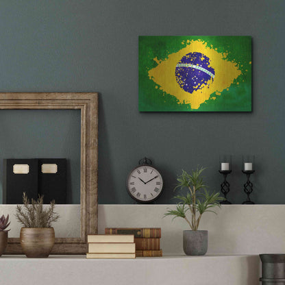 Luxe Metal Art 'Brazil' Metal Wall Art,16x12