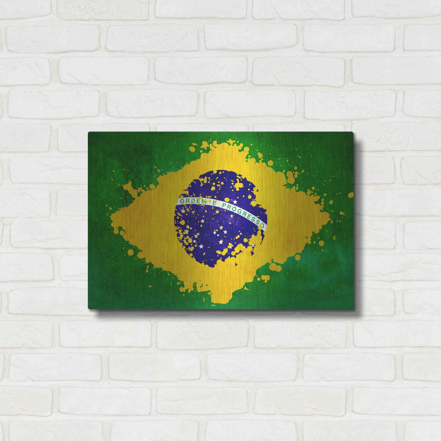 Luxe Metal Art 'Brazil' Metal Wall Art,24x16