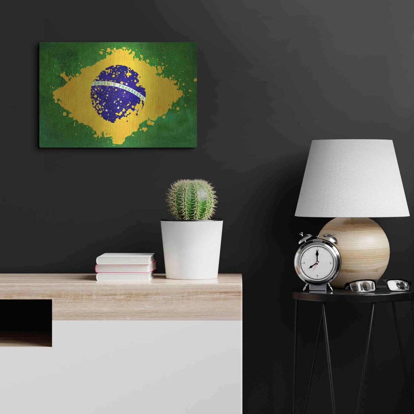 Luxe Metal Art 'Brazil' Metal Wall Art,24x16