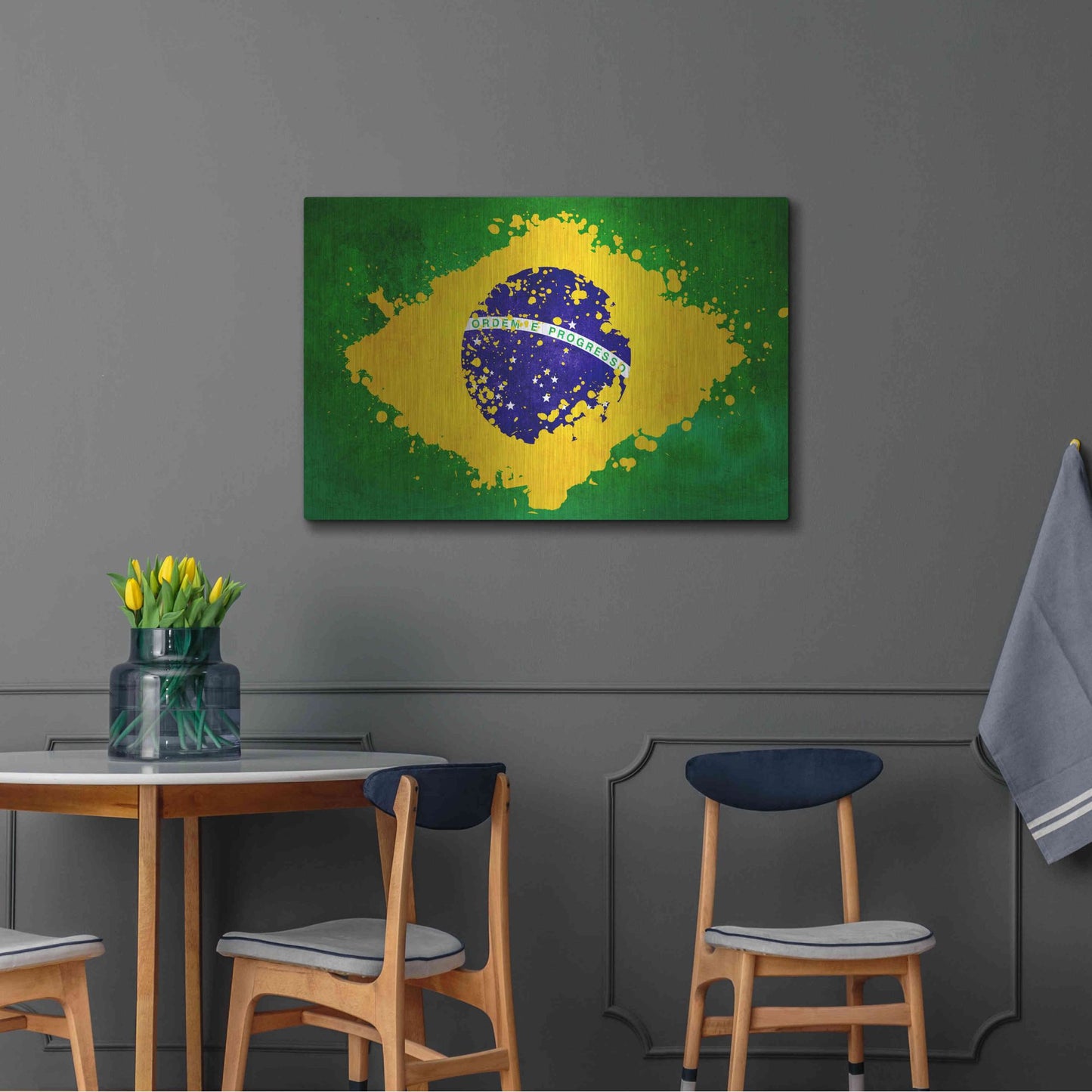 Luxe Metal Art 'Brazil' Metal Wall Art,36x24