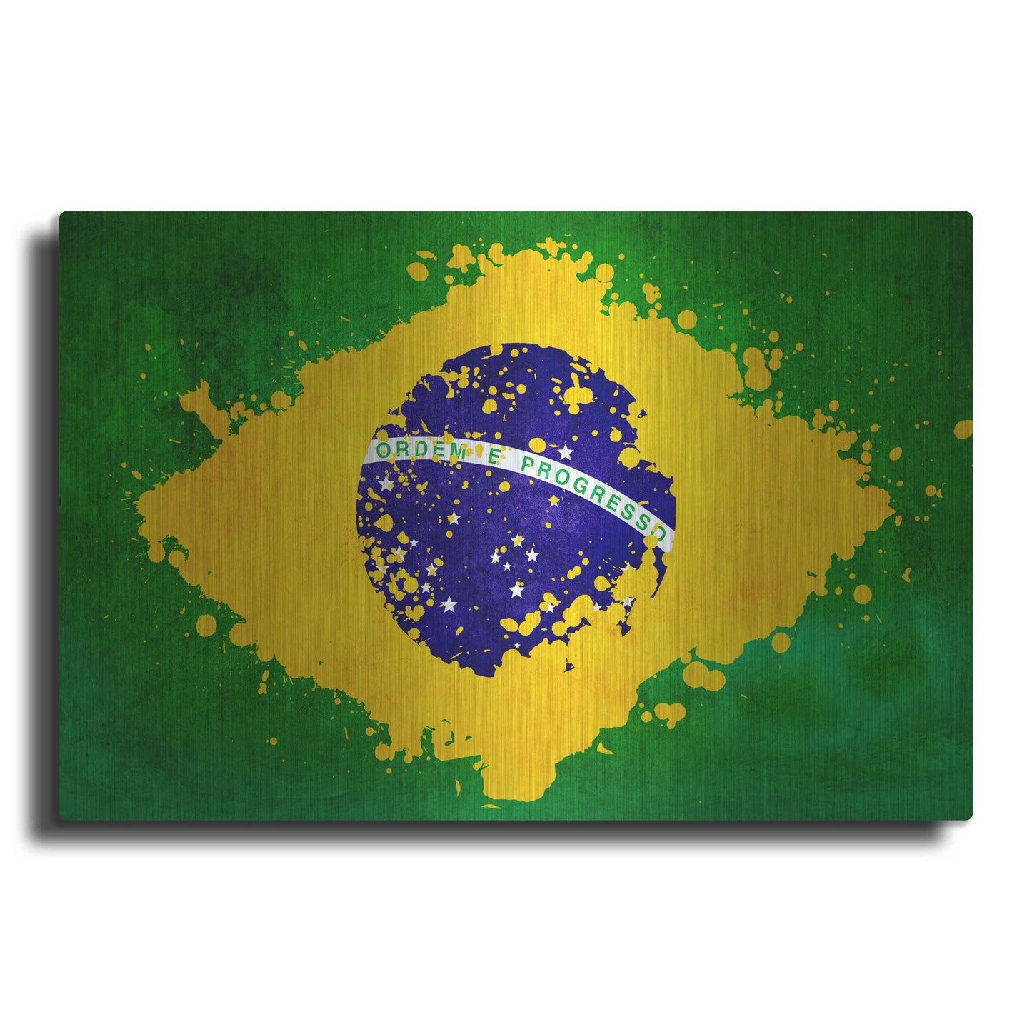 Luxe Metal Art 'Brazil' Metal Wall Art