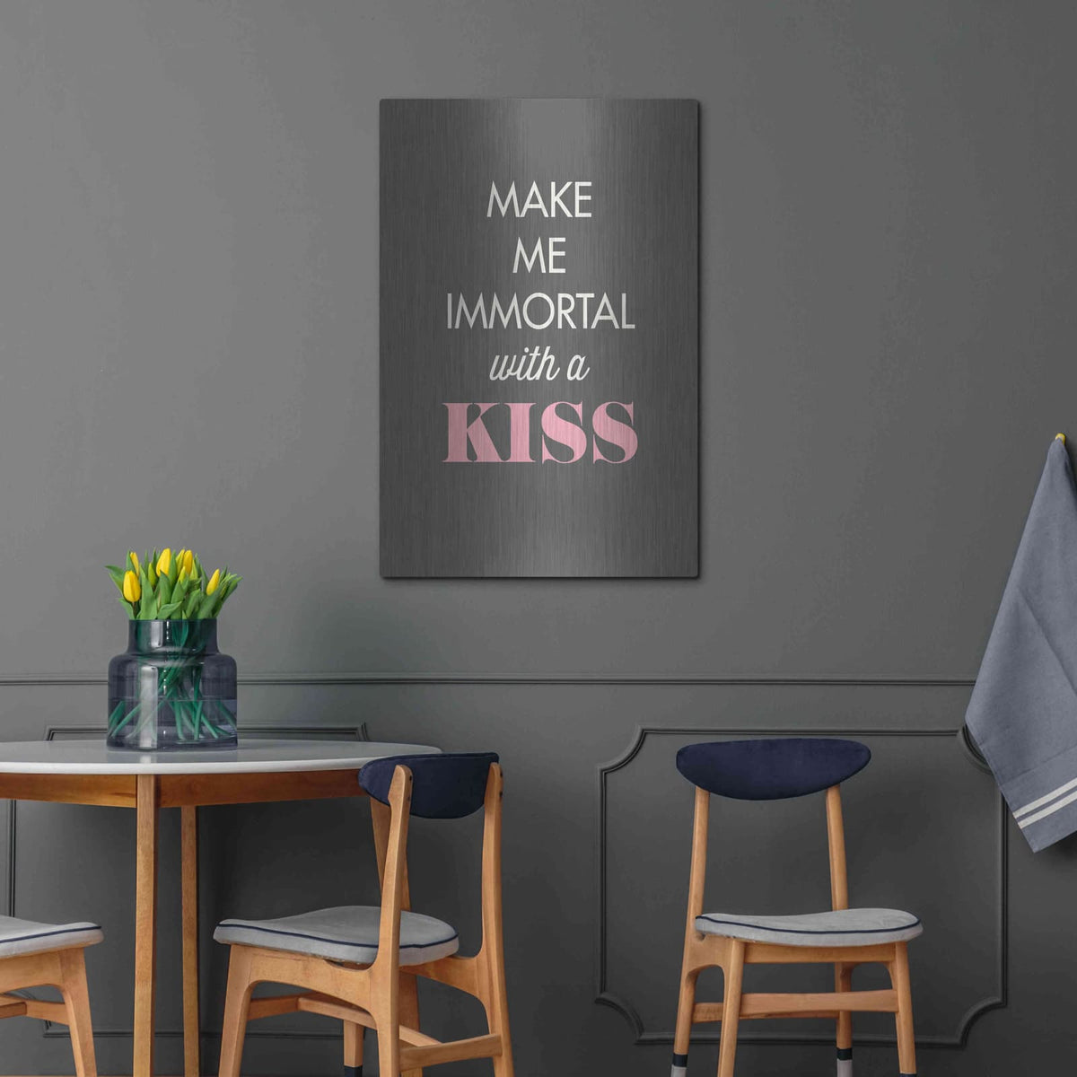 'Make Me Immortal' by GraphINC – Metal Wall Art, 24x36 room view