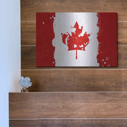 Luxe Metal Art 'Canada' Metal Wall Art,16x12