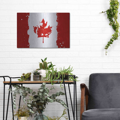 Luxe Metal Art 'Canada' Metal Wall Art,16x12