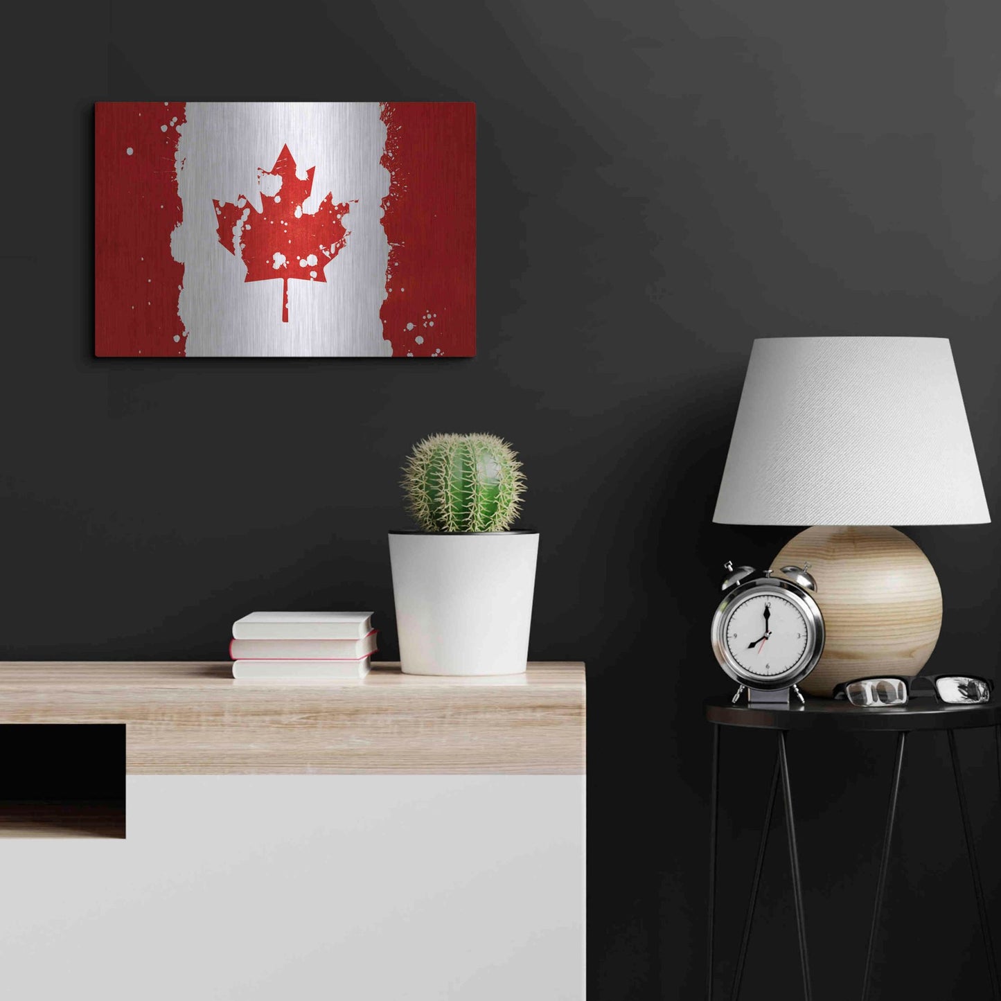 Luxe Metal Art 'Canada' Metal Wall Art,24x16