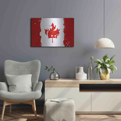 Luxe Metal Art 'Canada' Metal Wall Art,24x16