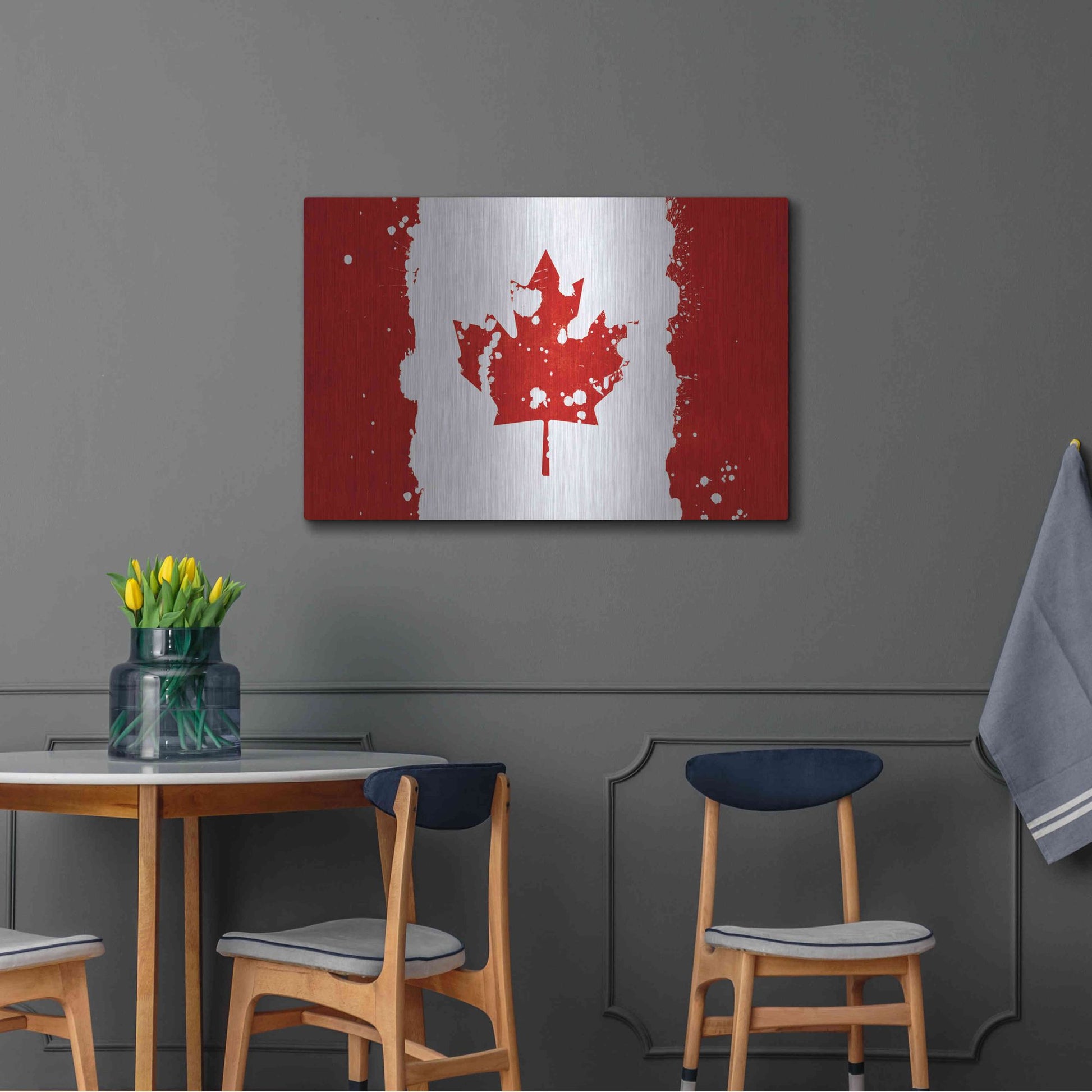 Luxe Metal Art 'Canada' Metal Wall Art,36x24