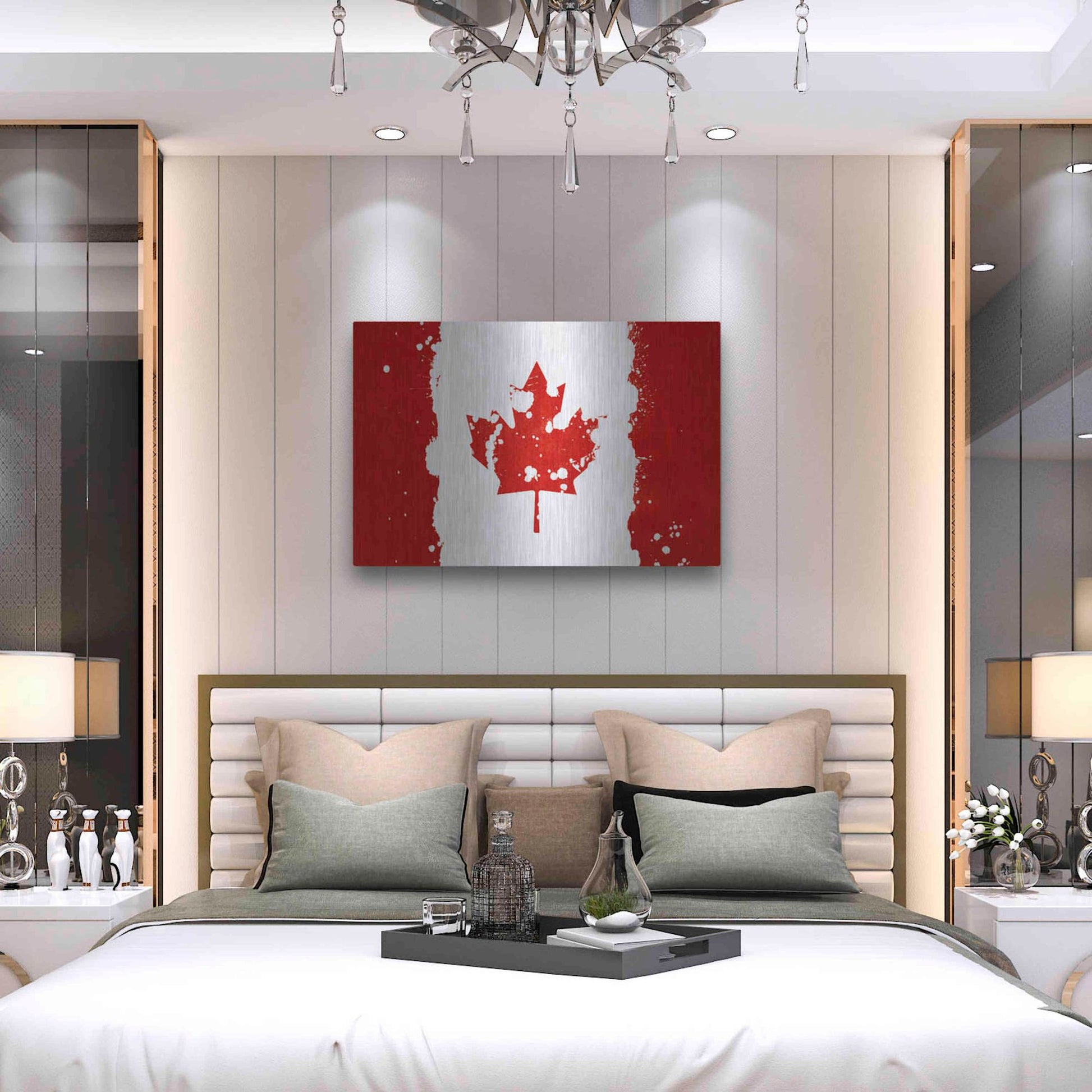 Luxe Metal Art 'Canada' Metal Wall Art,36x24