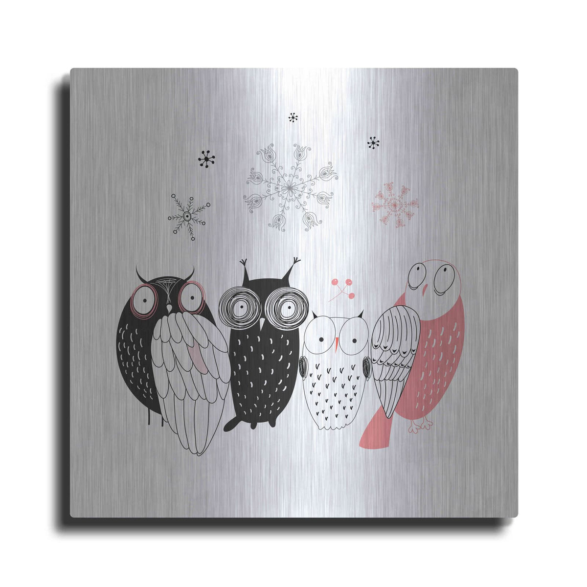 'Owl IV' by GraphINC – Metal Wall Art