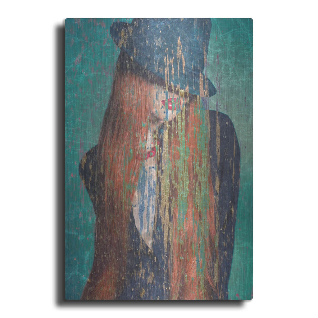 'Red Hair' by GraphINC – Metal Wall Art