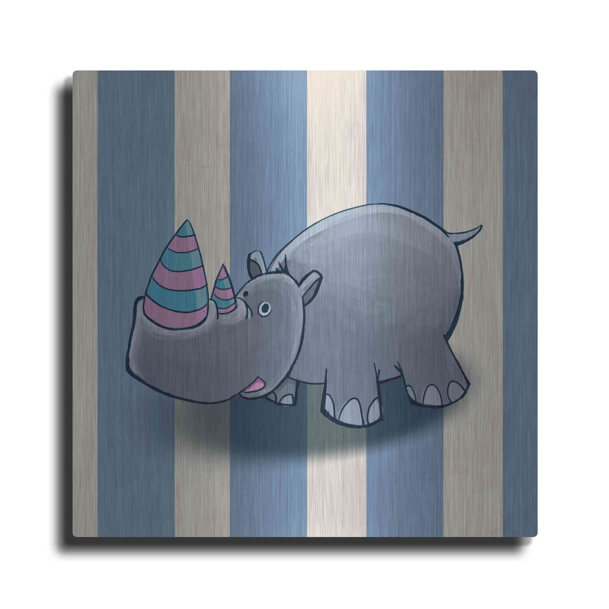 'Rhino' by GraphINC – Metal Wall Art