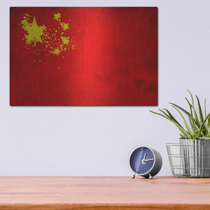 Luxe Metal Art 'China' Metal Wall Art,16x12