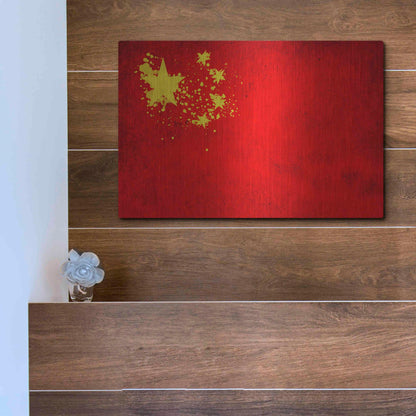 Luxe Metal Art 'China' Metal Wall Art,16x12