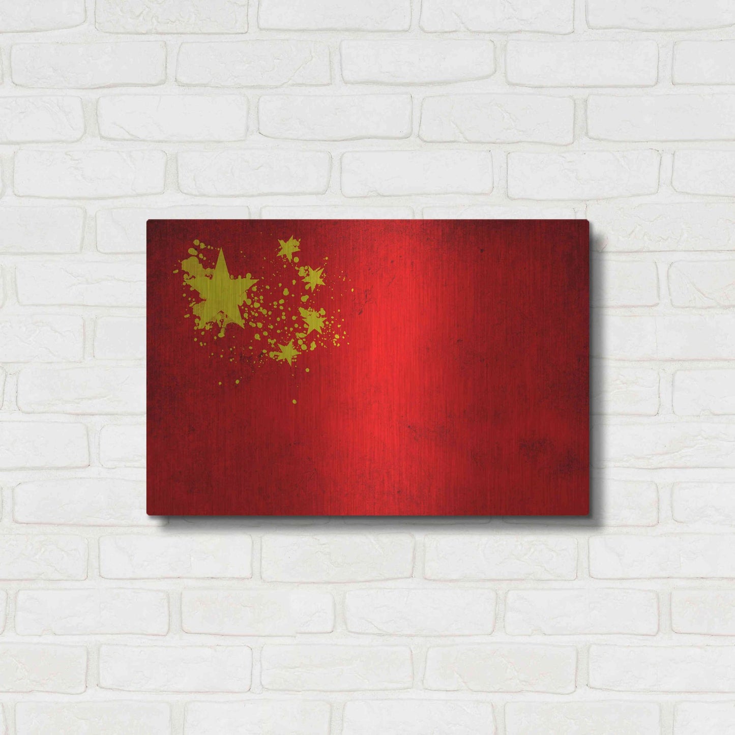 Luxe Metal Art 'China' Metal Wall Art,24x16