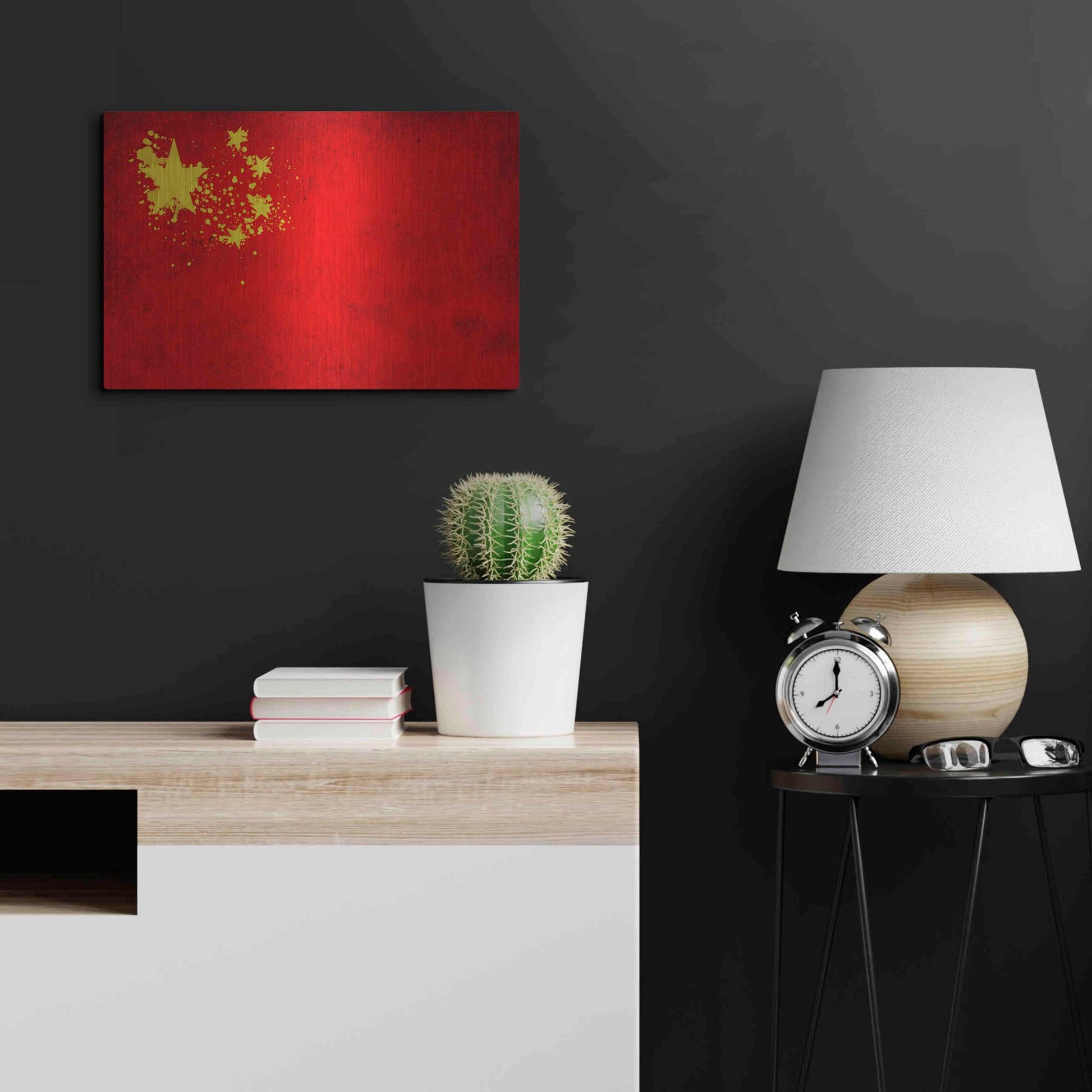 Luxe Metal Art 'China' Metal Wall Art,24x16