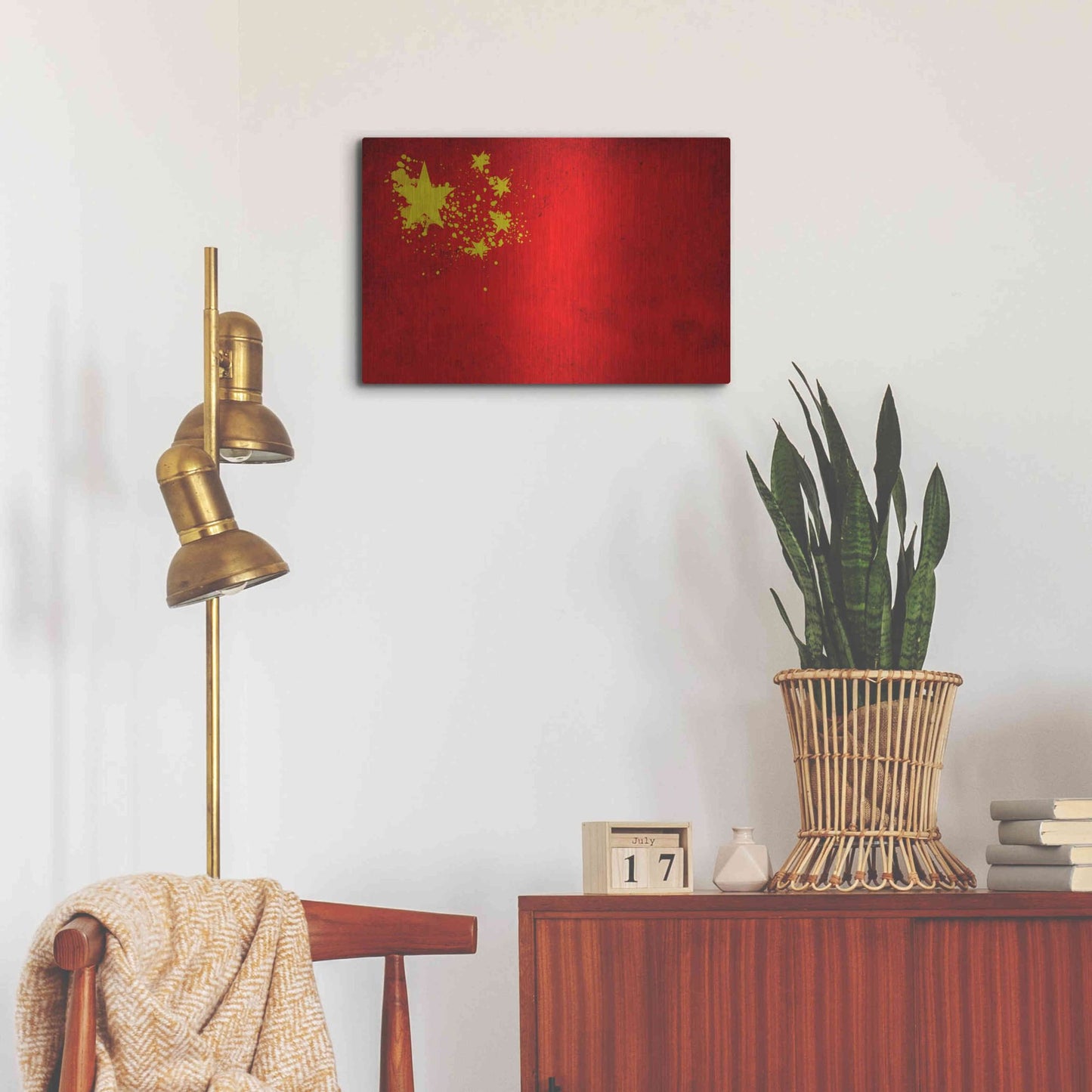 Luxe Metal Art 'China' Metal Wall Art,24x16