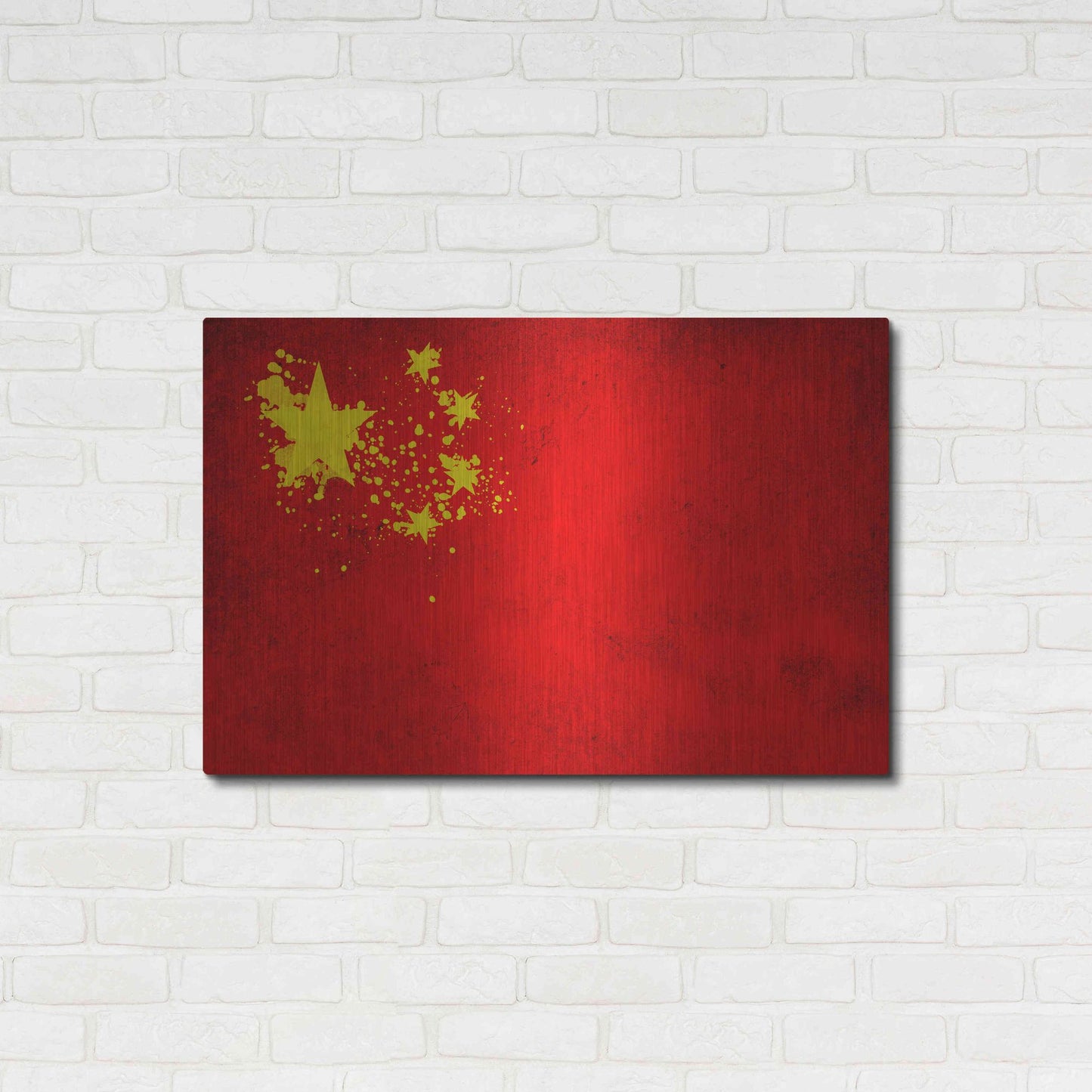 Luxe Metal Art 'China' Metal Wall Art,36x24