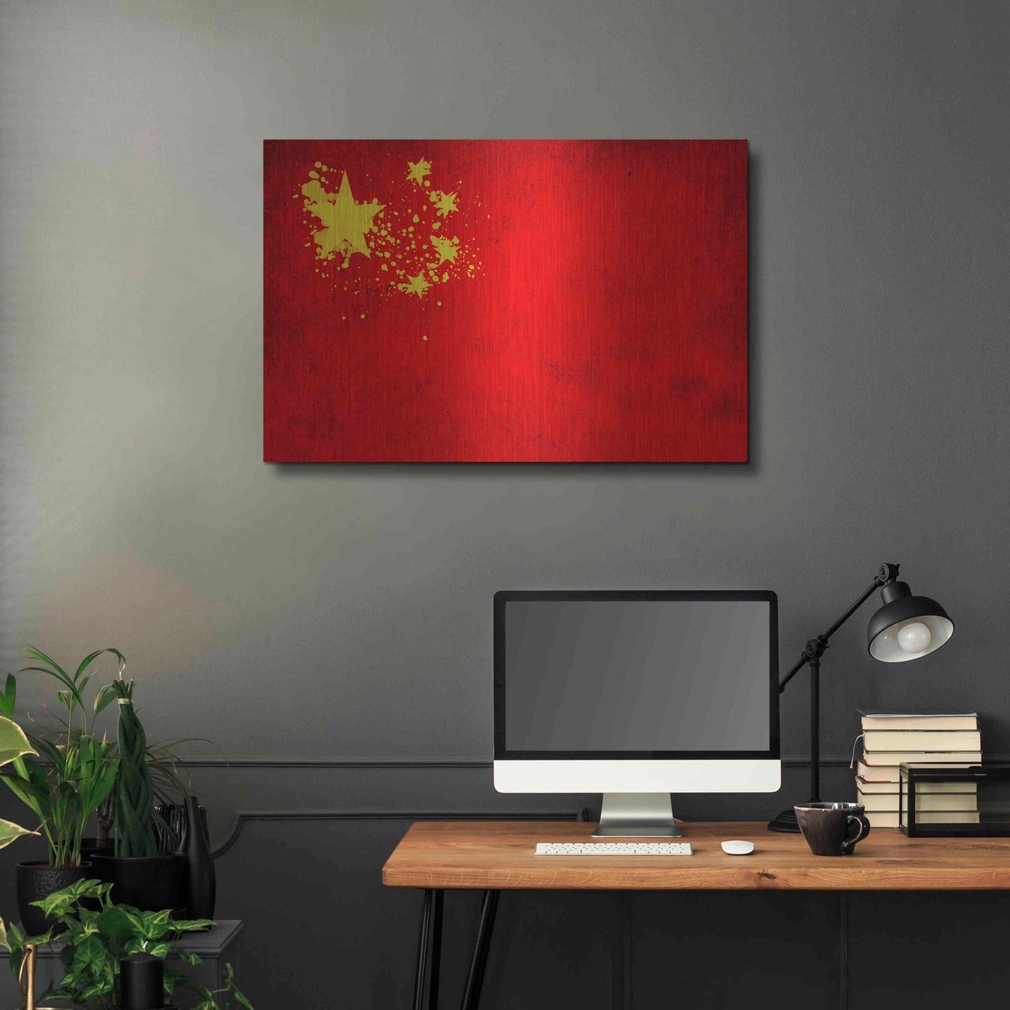 Luxe Metal Art 'China' Metal Wall Art,36x24