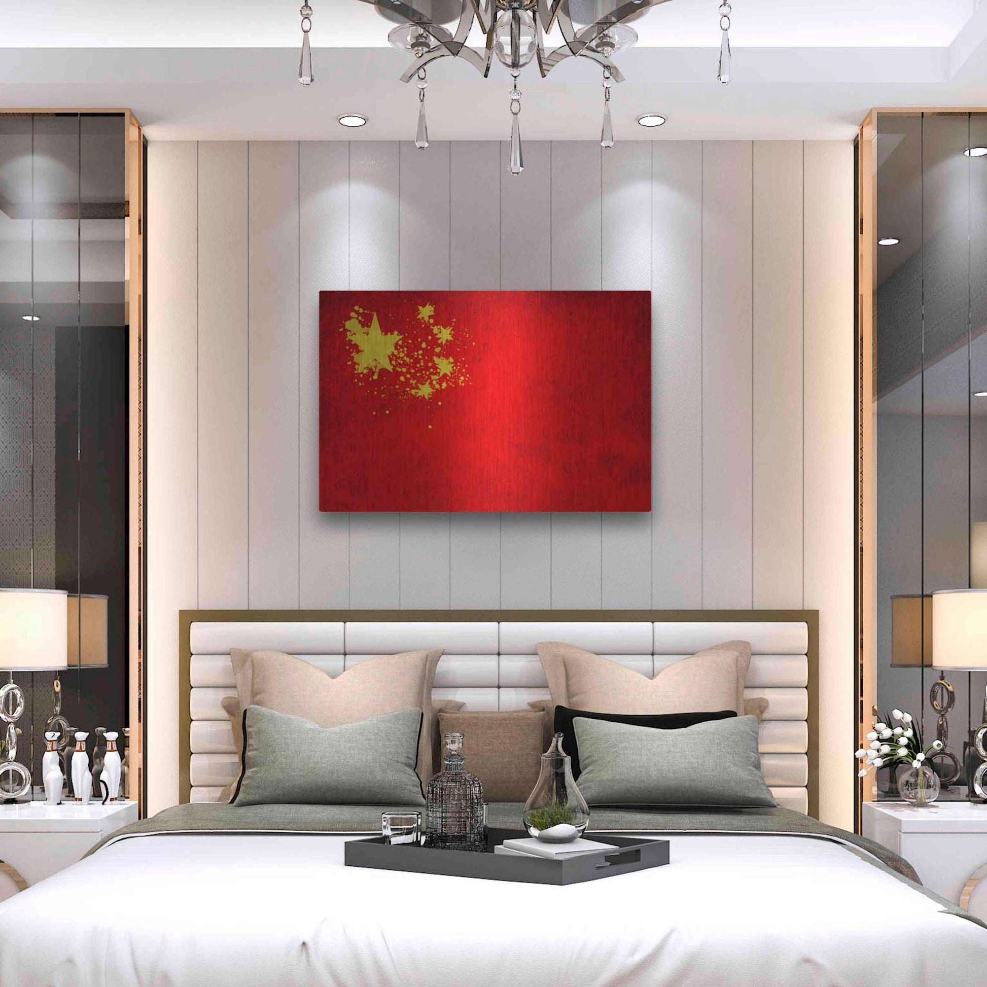 Luxe Metal Art 'China' Metal Wall Art,36x24