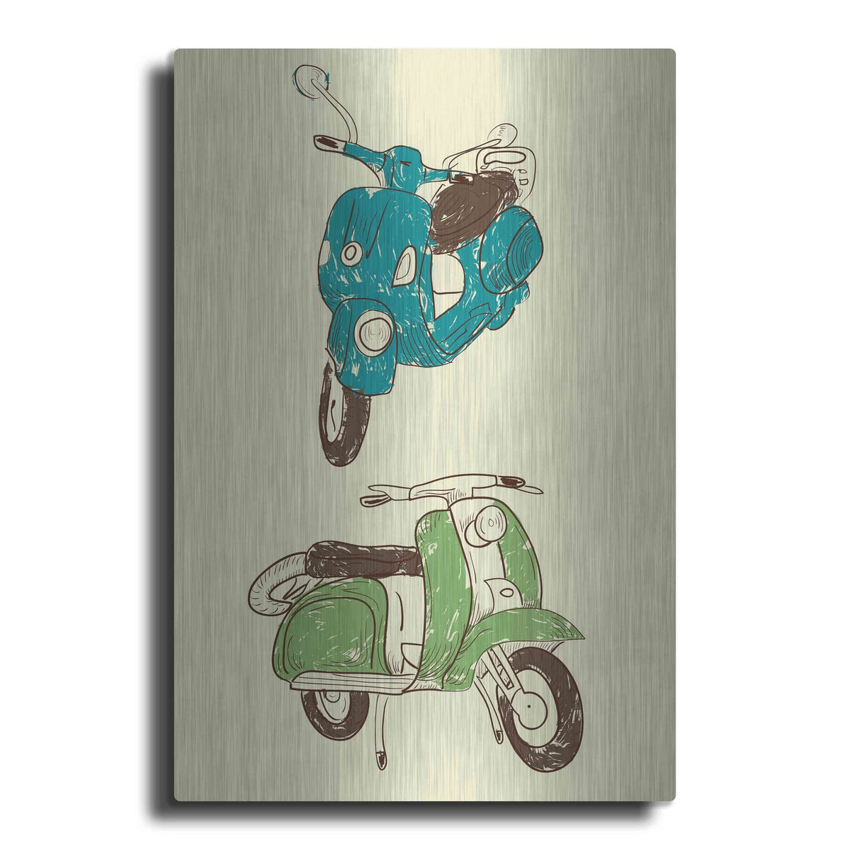 'Scooter I' by GraphINC – Metal Wall Art