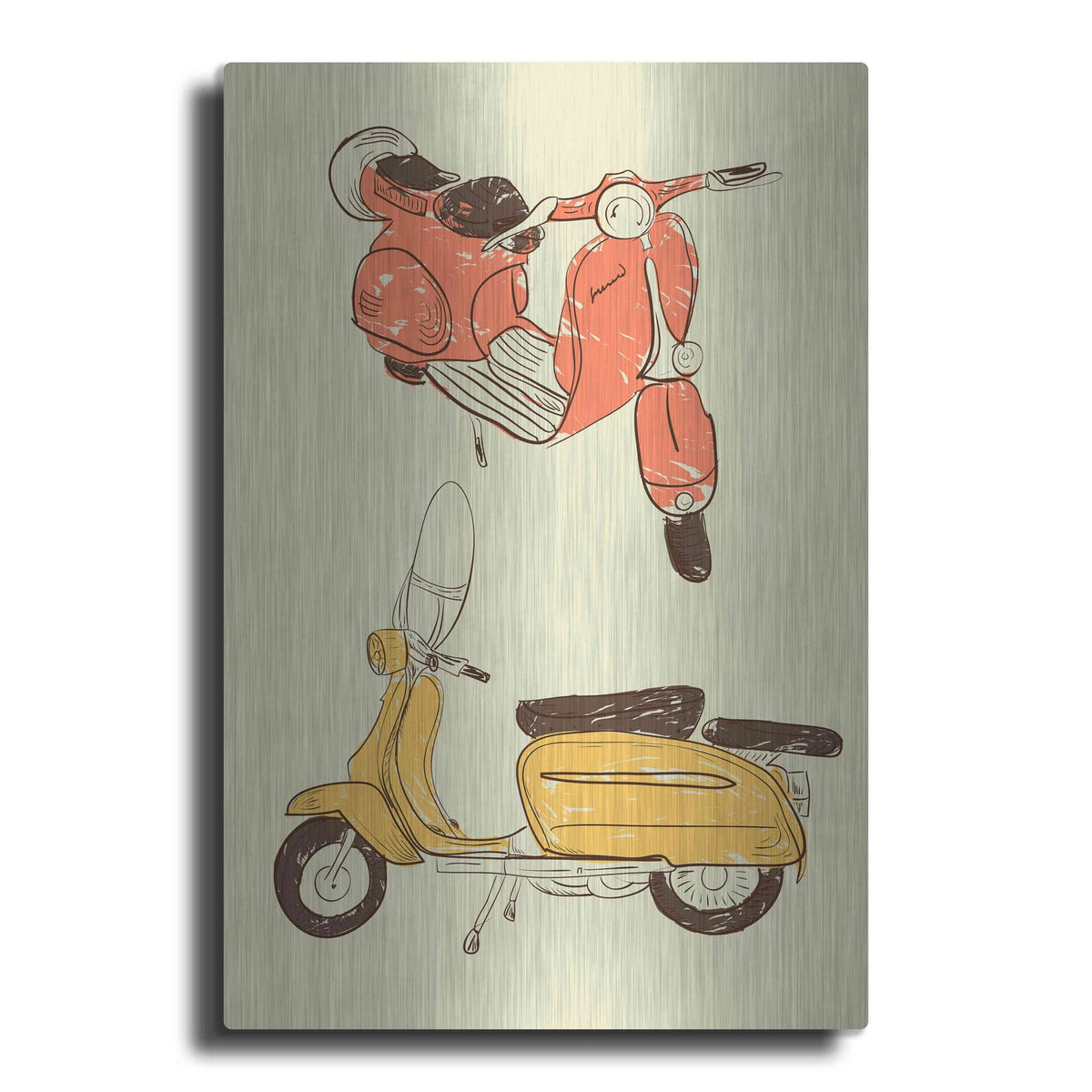 'Scooter IV' by GraphINC – Metal Wall Art