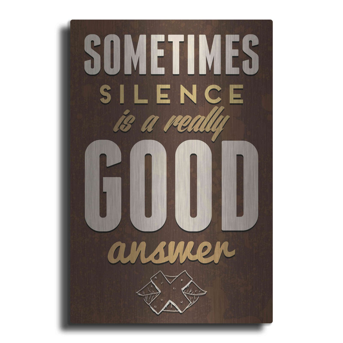 'Sometimes' by GraphINC – Metal Wall Art