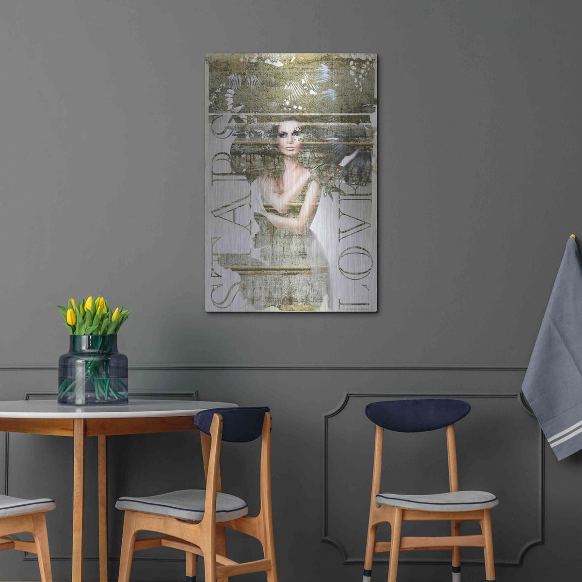 'Star Lovers' by GraphINC – Metal Wall Art, 24x36 room view