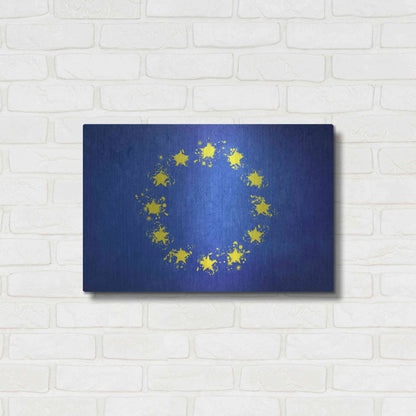 Luxe Metal Art 'European Union' Metal Wall Art,24x16