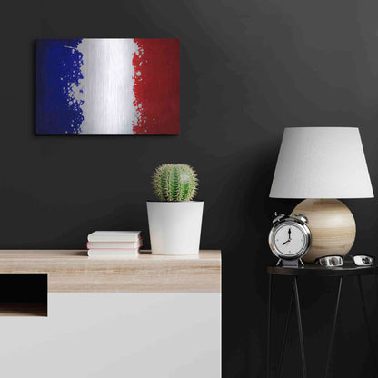 Luxe Metal Art 'France' Metal Wall Art,24x16