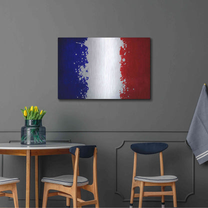 Luxe Metal Art 'France' Metal Wall Art,36x24