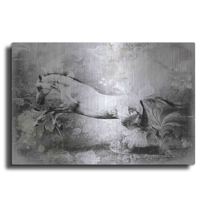 'White Horse' by GraphINC – Metal Wall Art