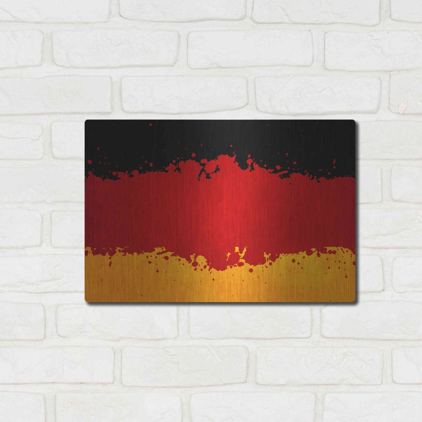 Luxe Metal Art 'Germany' Metal Wall Art,16x12