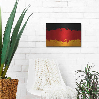 Luxe Metal Art 'Germany' Metal Wall Art,16x12