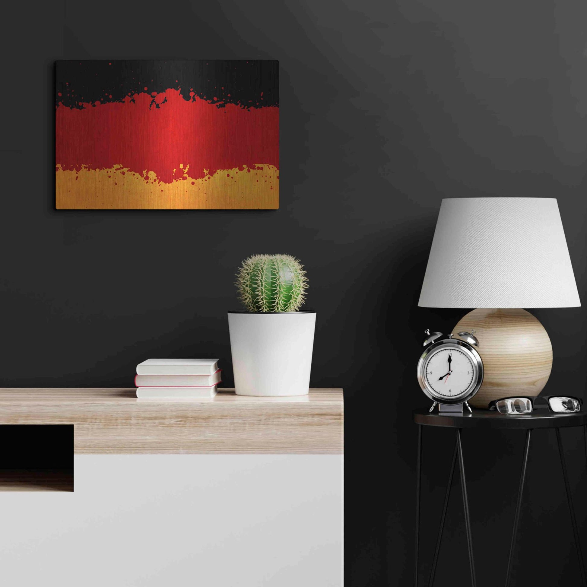 Luxe Metal Art 'Germany' Metal Wall Art,24x16