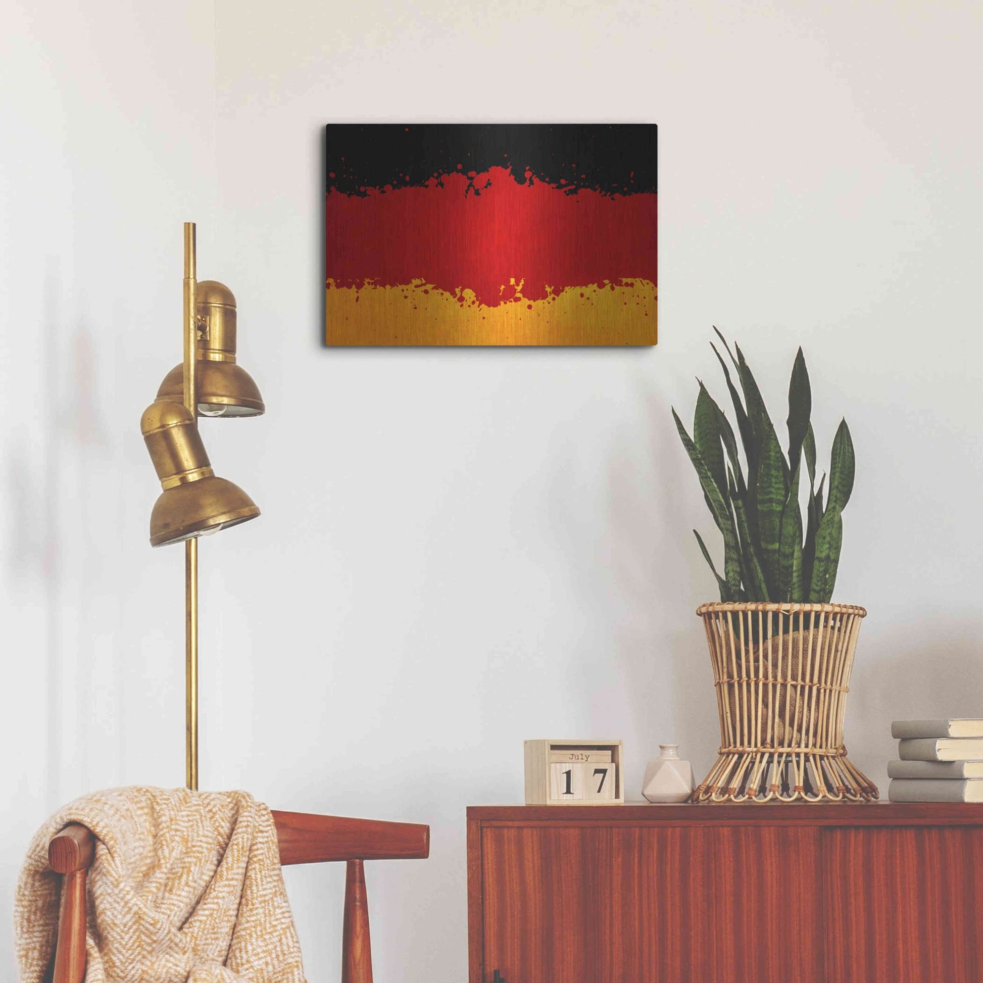 Luxe Metal Art 'Germany' Metal Wall Art,24x16