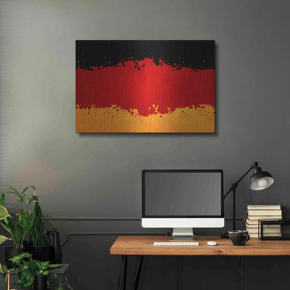 Luxe Metal Art 'Germany' Metal Wall Art,36x24