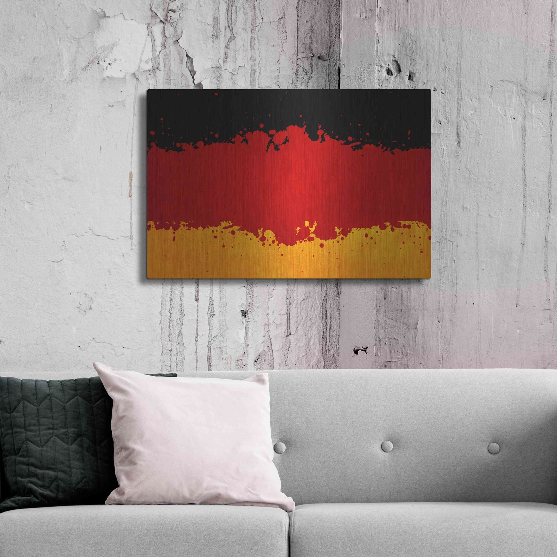 Luxe Metal Art 'Germany' Metal Wall Art,36x24