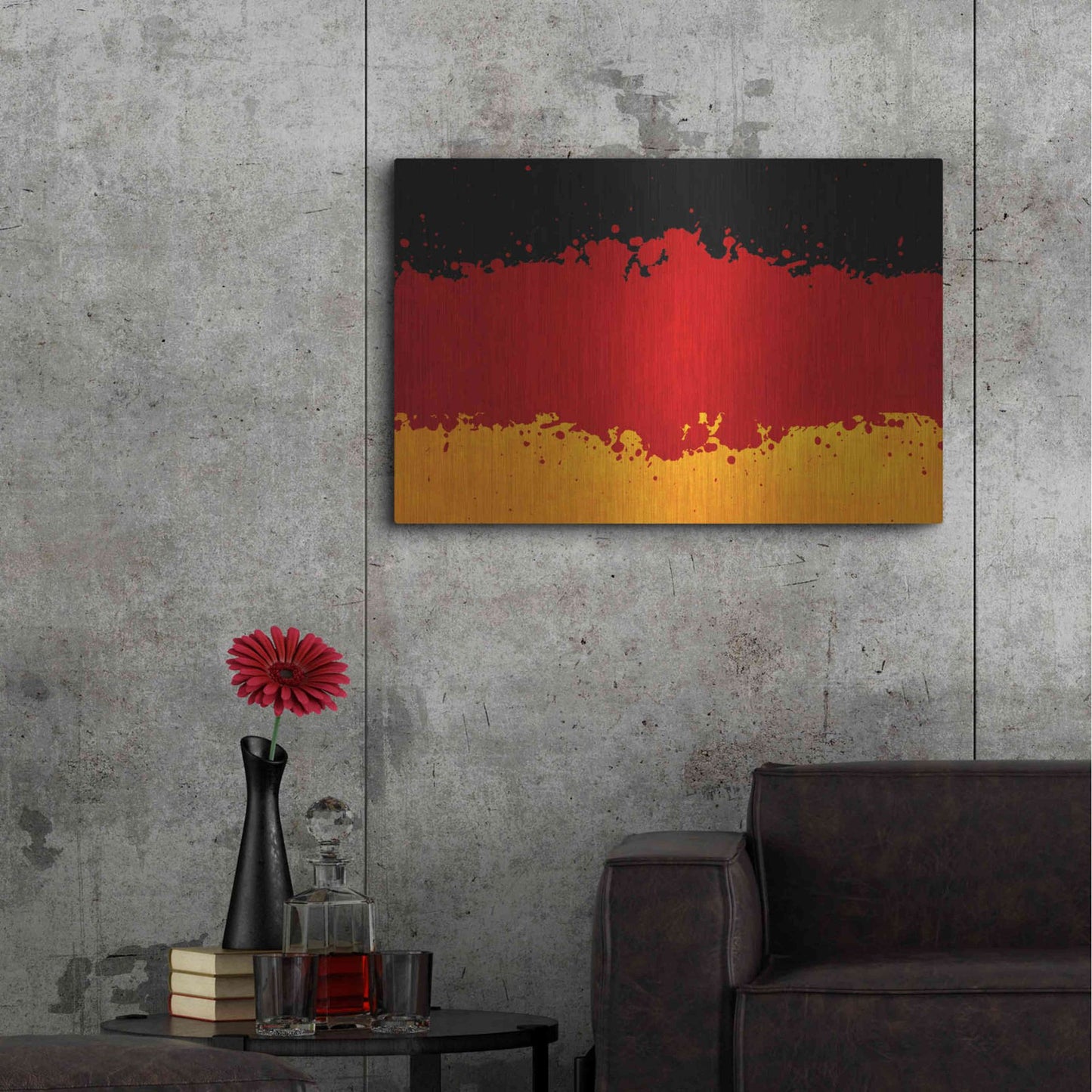 Luxe Metal Art 'Germany' Metal Wall Art,36x24