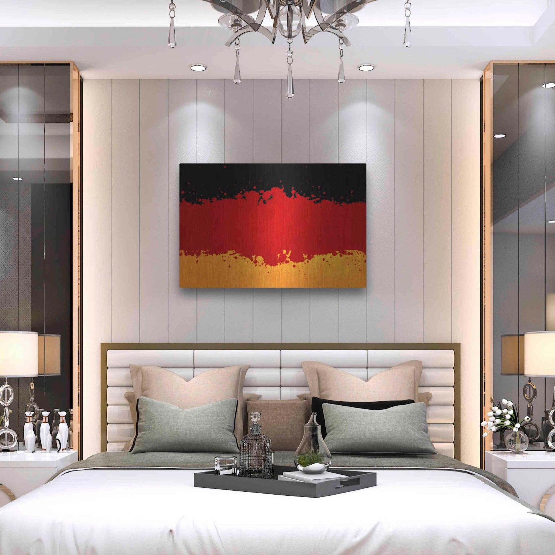 Luxe Metal Art 'Germany' Metal Wall Art,36x24