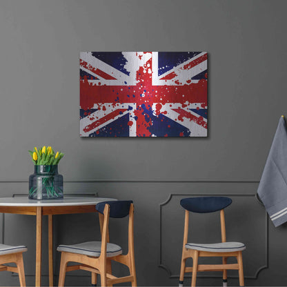 Luxe Metal Art 'United Kingdom' Metal Wall Art,36x24